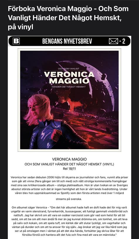 veronica maggio vinyl|Maggio vinyl is here : r/veronicamaggio .